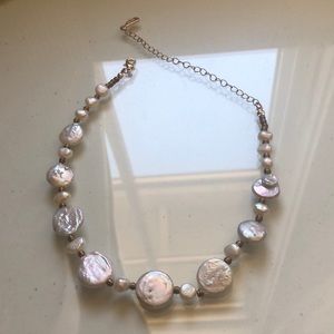 NWT Free People Opalescent Pearl Choker Necklace